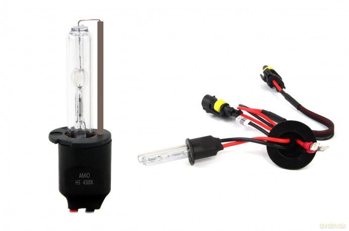 Żarówka ksenonowa żarnik hid xenon h3 4300k amio-01984