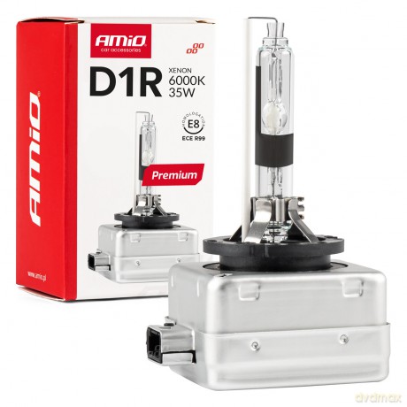 Żarówka ksenonowa żarnik xenon d1r 6000k amio premium amio-01967
