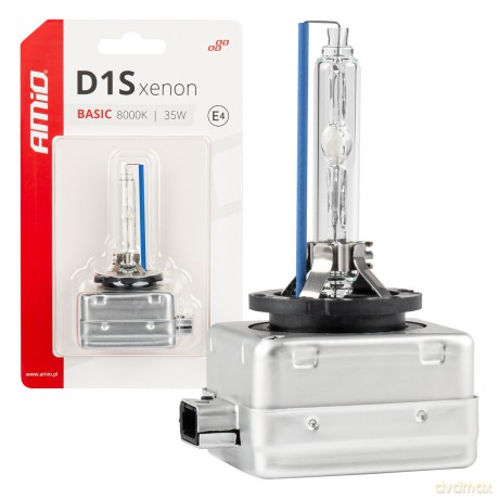 Żarówka ksenonowa żarnik xenon d1s 35w 8000k basic blister amio-03865