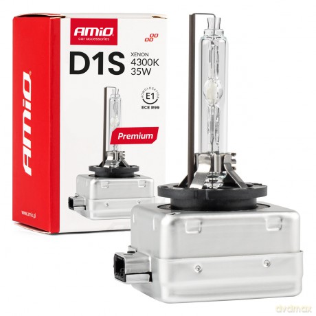 Żarówka ksenonowa żarnik xenon d1s 4300k amio premium amio-01408