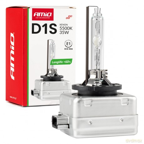 Żarówka ksenonowa żarnik xenon d1s 5500k amio long life amio-01969