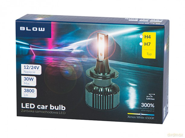 Żarówka samochodowa h7 led 12v-24v/30w
