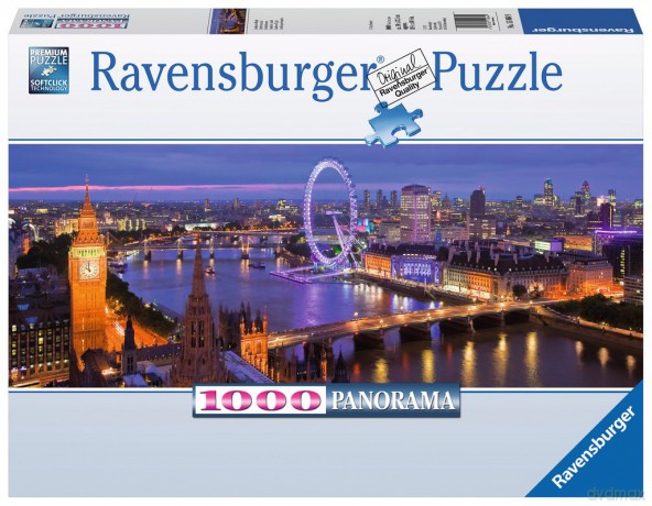 RAVENSBURGER 1000 el. Londyn nocą, panorama [PUZZLE]