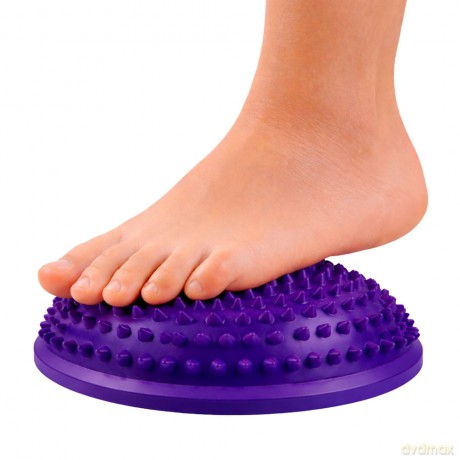 Półkula Sensoryczna Do Masażu Ćwiczeń Równowagi Fioletowa 16 cm