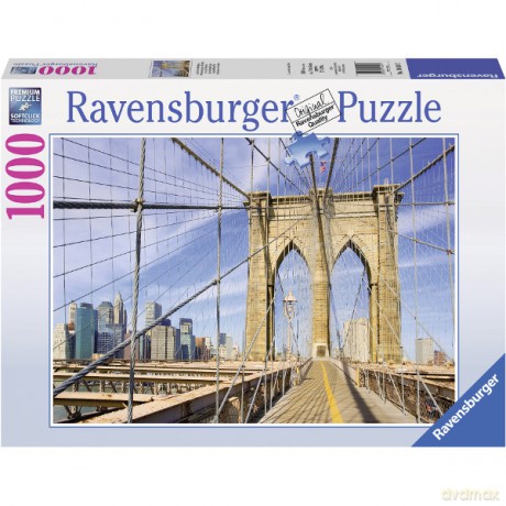 RAVENSBURGER 1000 el. Widok na Most Brookliński [PUZZLE]