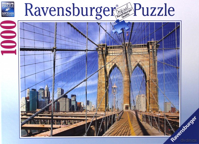 RAVENSBURGER 1000 el. Widok na Most Brookliński [PUZZLE]