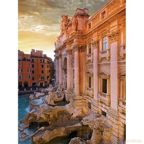 RAVENSBURGER 1500 EL. Fontanna Di Trevi, Rzym [PUZZLE]