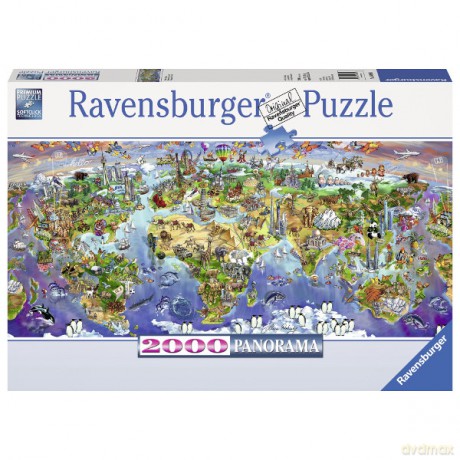 RAVENSBURGER 2000 EL. Cuda ziemi [PUZZLE]