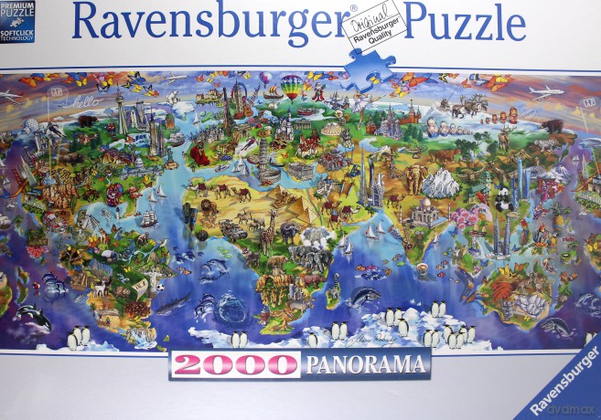 RAVENSBURGER 2000 EL. Cuda ziemi [PUZZLE]