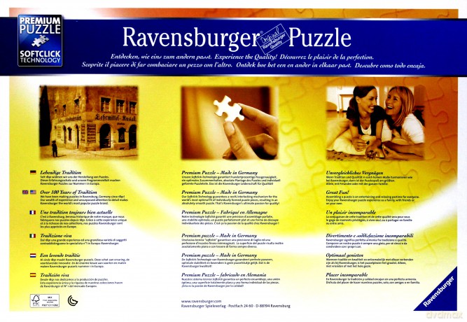 RAVENSBURGER 2000 el. Most Aniołów [PUZZLE]