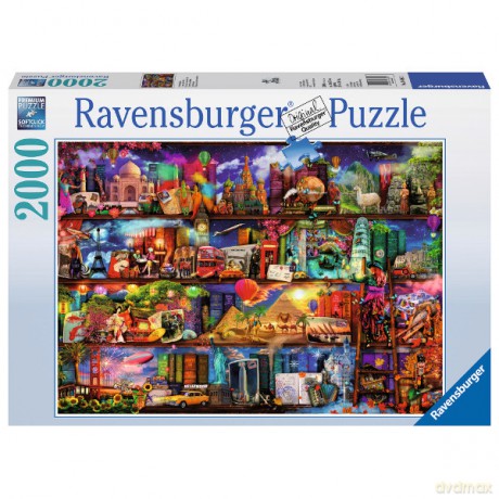 RAVENSBURGER 2000 el. Świat książek [PUZZLE]