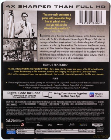 To Kill a Mockingbird (Zabić drozda) (steelbook) [Blu-Ray 4K]+[Blu-Ray]
