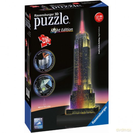 RAVENSBURGER 216 el. 3D Empire State Building [PUZZLE]
