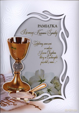 Album A4 Komunia święta wycinany MIX 5162
