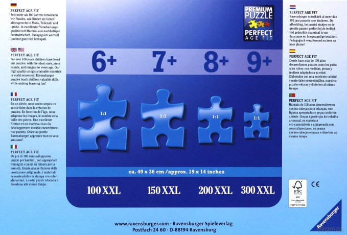 RAVENSBURGER 300 el. Górski wyścig [PUZZLE]