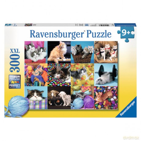 RAVENSBURGER 300 el. Kotki kolaż [PUZZLE]