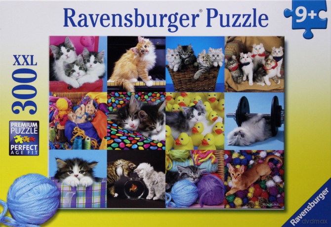 RAVENSBURGER 300 el. Kotki kolaż [PUZZLE]