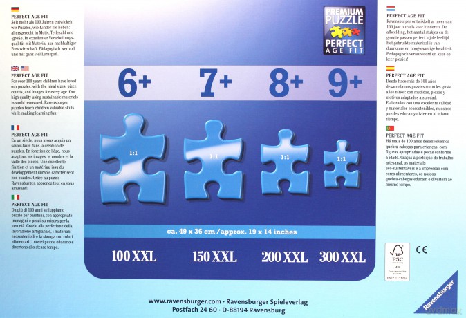RAVENSBURGER 300 el. Kotki kolaż [PUZZLE]