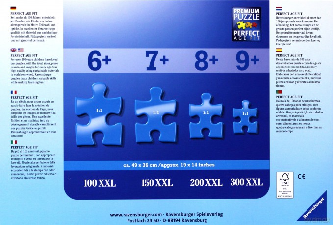 RAVENSBURGER 300 el. Słodki domek [PUZZLE]