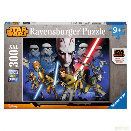 RAVENSBURGER 300 el. Gwiezdne Wojny Rebelianci (Star Wars) [PUZZLE]