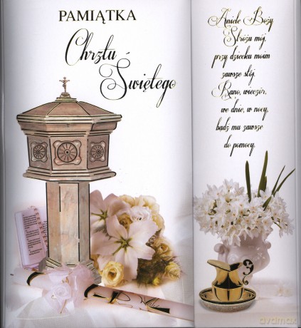 Album Chrzest Św.składany MIX 1164