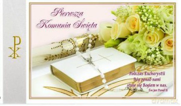 Album K4 Komunia Święta, poziomy 16x30cm mix