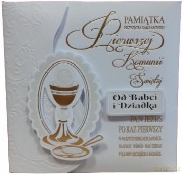 Album Komunia św. kwadrat od Babci i Dziadka 5169 mix