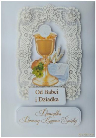 Album Komunia święta od Babci i Dziadka (15x21cm) 5180 mix