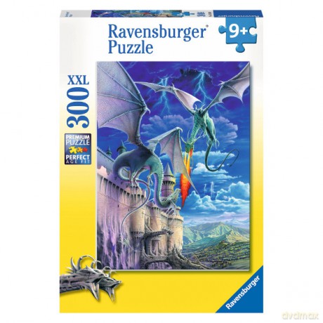RAVENSBURGER 300 el. Zionąc ogniem [PUZZLE]