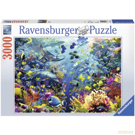 RAVENSBURGER 3000 el. Rajska głębia [PUZZLE]