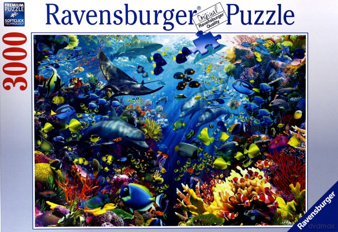 RAVENSBURGER 3000 el. Rajska głębia [PUZZLE]