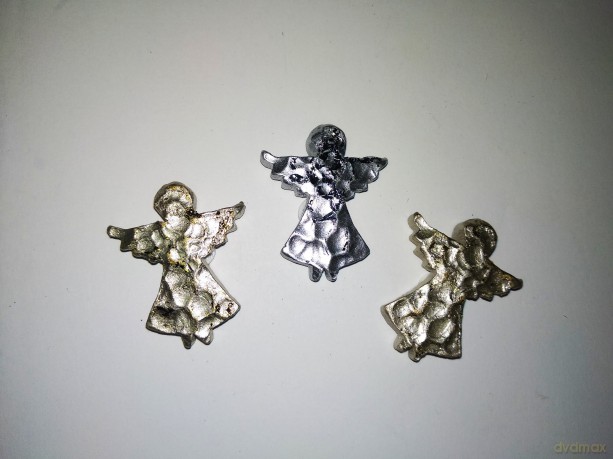 Aniołek na przylepcu mix 3,5cm/3cm 6zt