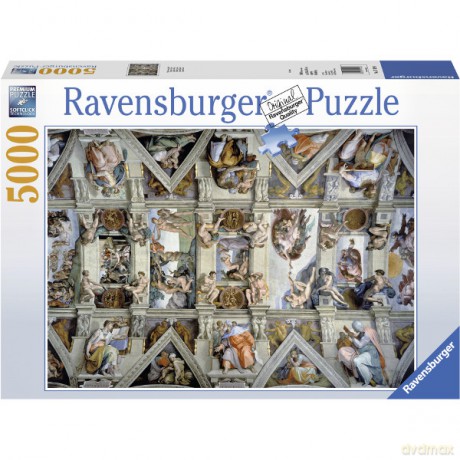 RAVENSBURGER 5000 el. Kaplica Sykstyńska [PUZZLE]