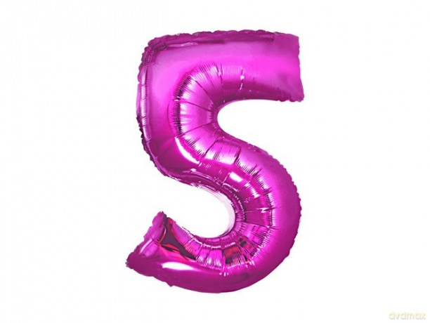 Balon foliowy "litera L" - RÓŻOWA (35cm)