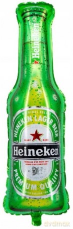Balon foliowy butelka piwo Heineken, 91cm