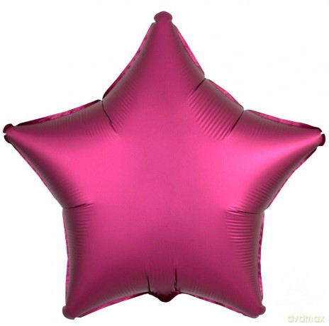 Balon foliowy Gwiazda Fuksja 43cm