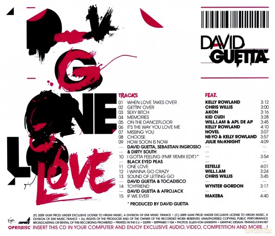 David Guetta: One Love [CD]