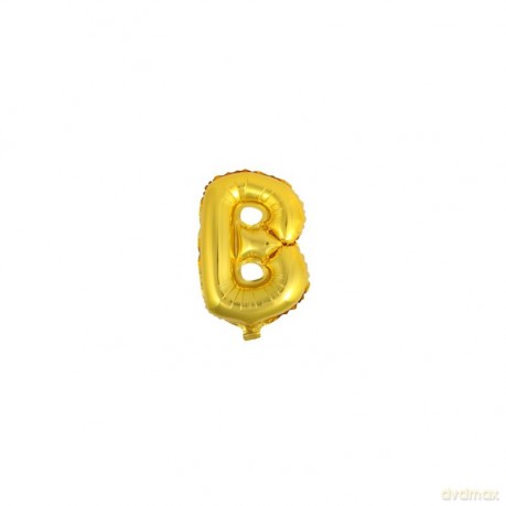 Balon Litera "B" złoty 81cm (32")