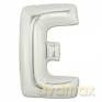 Balon Litera "E" 45,5cm (18") srebrny