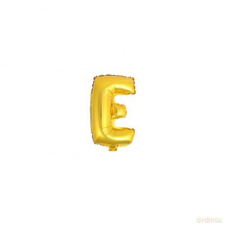 Balon Litera "E" złoty 81cm (32")