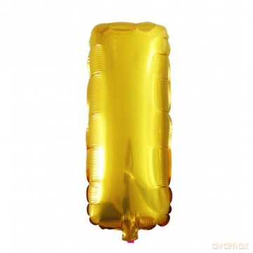 Balon Litera "I" złoty 40cm (16")