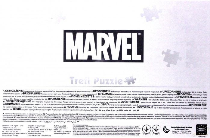 TREFL 15319 160 el. Spiderman W pogoni [PUZZLE]