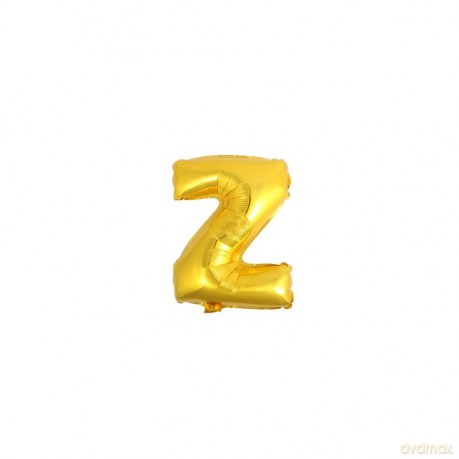 Balon Litera "Z" złoty 81cm (32")