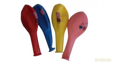 Balon nadruk Świnka Peppa 4 szt./op.