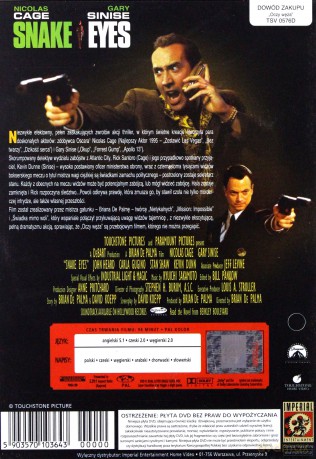 Oczy węża [DVD]
