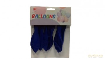 Balony ciemno niebieskie, 6szt.op.