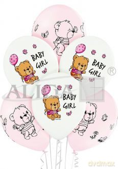 Balony Dziewczynka 6szt BN06-672