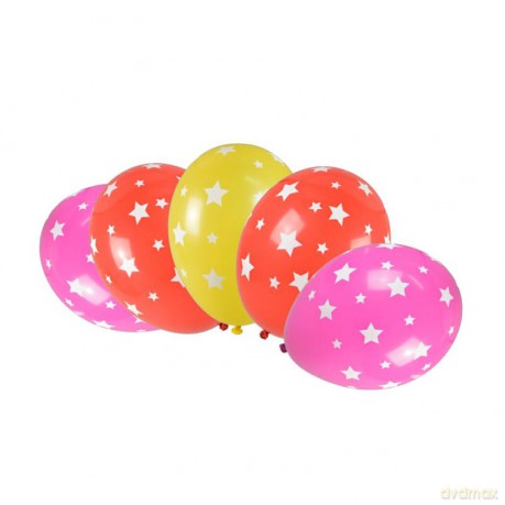 Balony Gwiazdki 5szt
