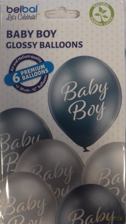 Balony lśniące dla chłopca 6szt BN06-751