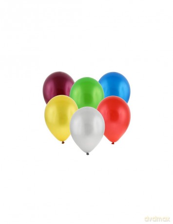 Balony metalizowane 11" mix 100szt